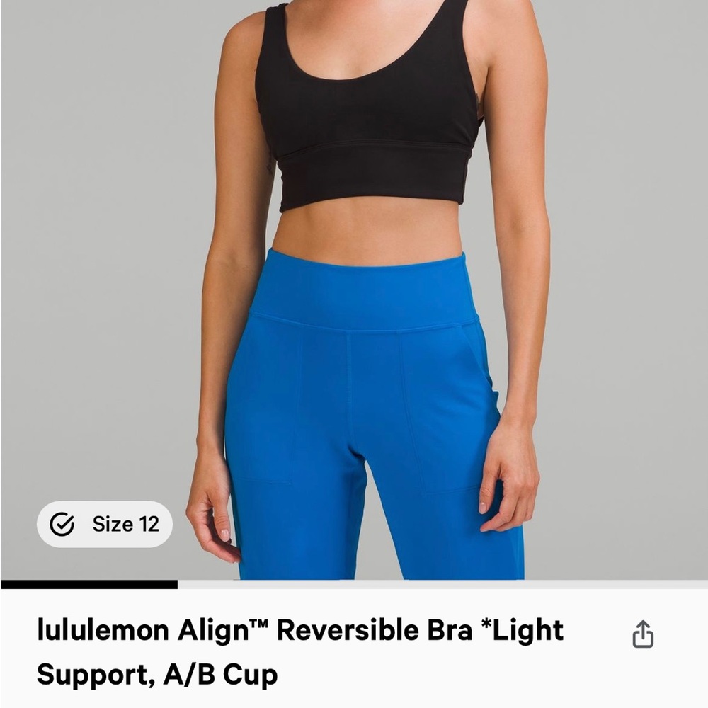 Lululemon Align Bra Reversible